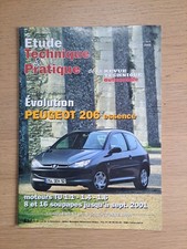(350B) Revue Etude Technique Pratique Automobile - Peugeot 206 essence, 2001