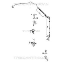 Triscan Hydraulikschlauch Servoleitung Lenkung Passend FüR Ford Transit | 8516