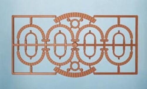 Industrial Red Brick Window Arches - Ratio 521 - OO/HO Building accessories