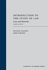 INTRODUCTION TO THE STUDY OF LAW By John Makdisi *Excellent Condition*