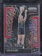 2025 Panini Prizm WNBA Fireworks Red #9 Caitlin Clark 8/99 