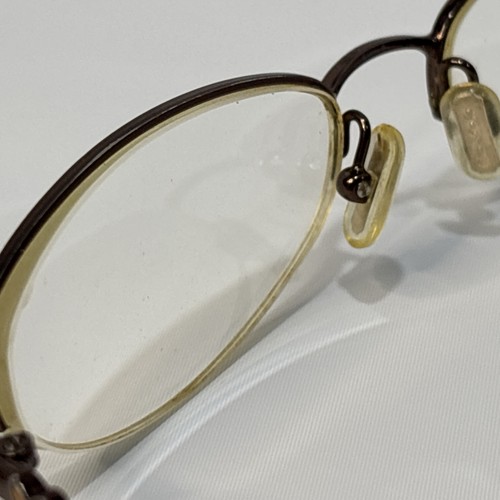 Coach Sherri (122) Tan 51-17-130 Half Rim Eyeglasses Frames Only - Picture 12 of 13