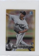 2017 Bowman Chrome Minis Base Rookies Gold Refractor 48/50 Reynaldo Lopez 2x6