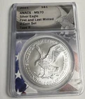 2021 American Silver Eagle 1$ Coin ANACS Certified MS70 condition