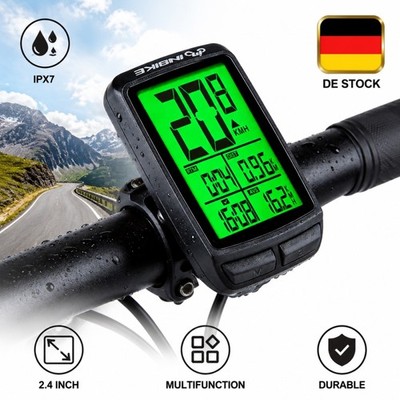 Fahrradcomputer Fahrradtacho Radcomputer Wasserdicht Tacho LCD Multifunktionen