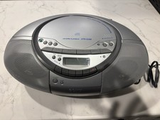 Sony CFD-S350 CD, Radio and Cassette Player Boombox - Silver TESTED & WORKING