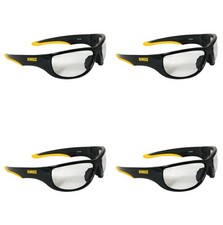 4-Pack DeWalt DPG94-1D Dominator Safety Glasses Clear Lens