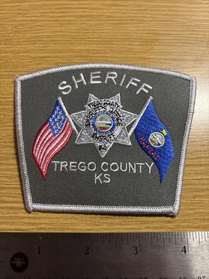 Trego County Kansas Sheriff Patch Historical Memoribilia