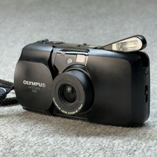 Olympus Infinity Stylus Zoom 35mm Film Camera Point Shoot TESTED
