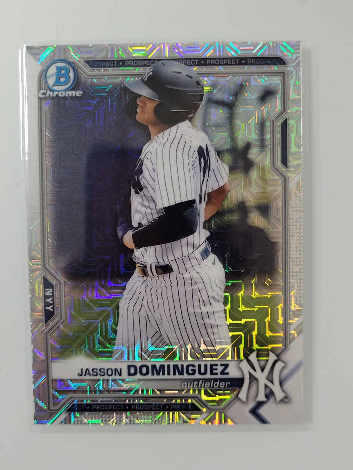 2021 Bowman #BCP-13 Jasson Dominguez Chrome Prospects Mojo Refractor