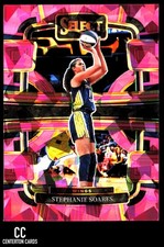 2024 Panini Select WNBA #7 Stephanie Soares Prizms Pink Ice Dallas Wings