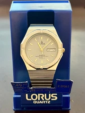 Lorus (by Seiko) Y143-6040 NEW OLD STOCK - Royal Oak Style (RUNNING STRONG)