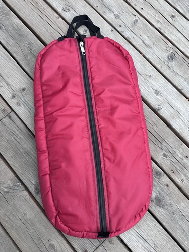 Horse Tack - Red Large Bridle Or Halter Bag Case