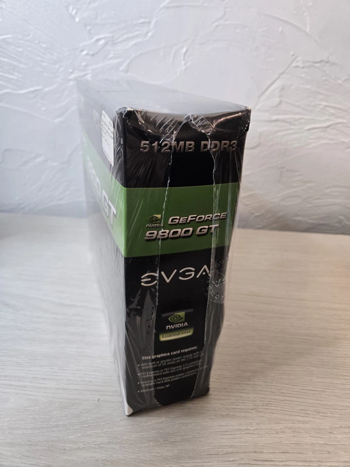 SEALED Vintage EVGA Nvidia GeForce 9800 GT Graphics Card SEE PHOTOS/DESCRIPTION - Image 3 of 4