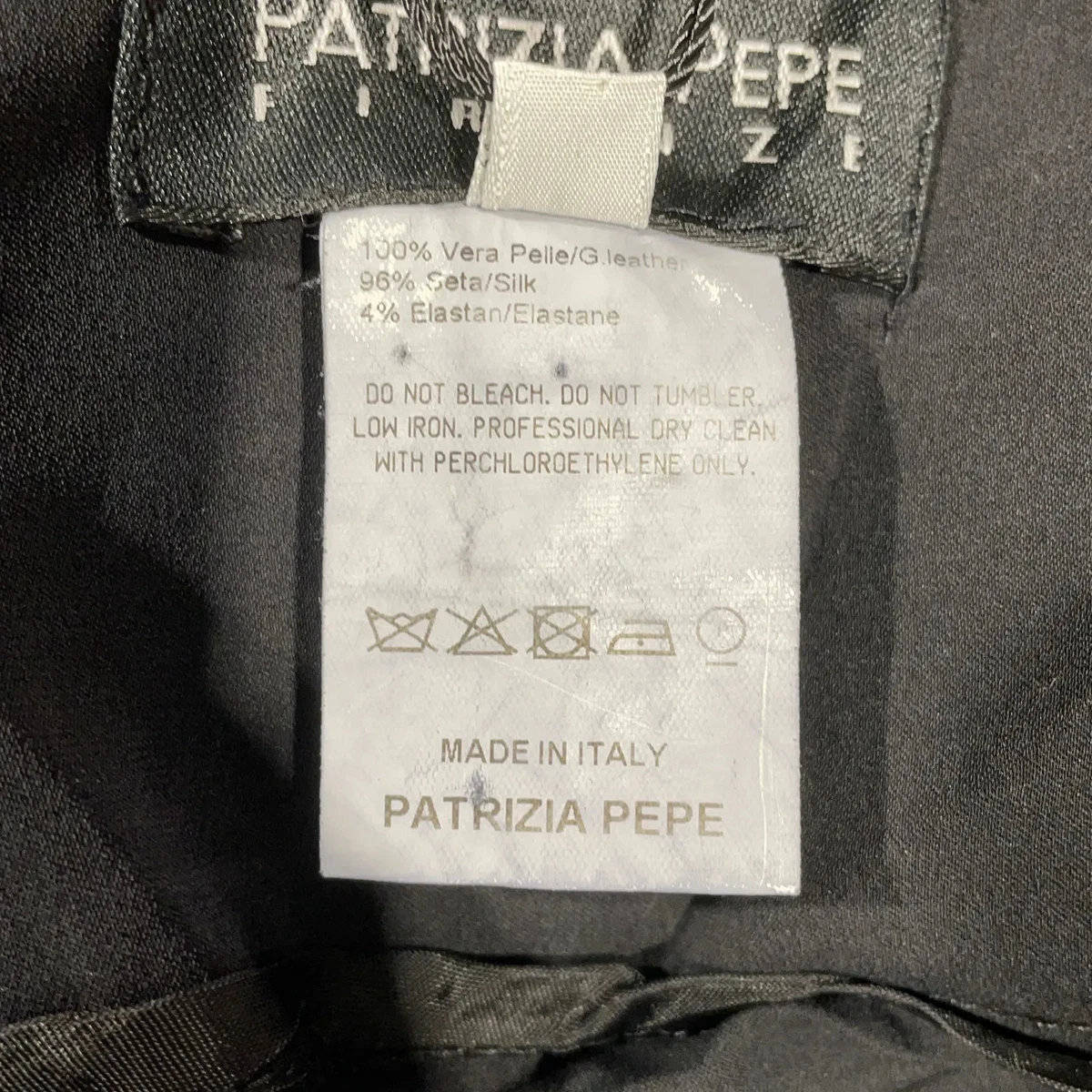 Patrizia Pepe, Wickelrock, Größe: 36, Grau, Elasthan/Leder/Seide, Einfarbig #vlu