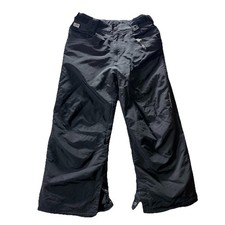 Obermeyer Ski Pants Boys Black Husky 8 Insulated Adjustable Snow HydroBlock