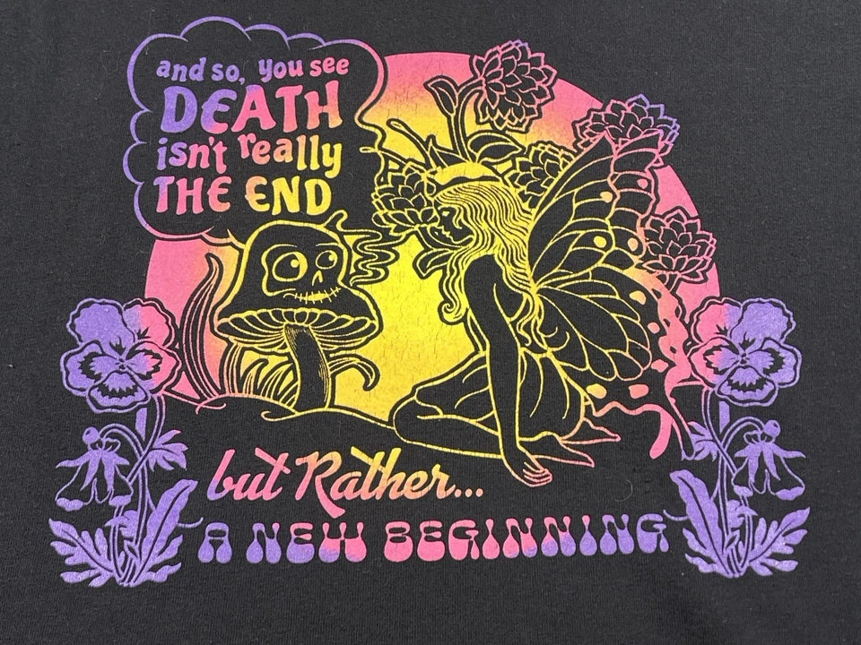 Empyre Sudadera con Capucha Mujer Pequeña Manga Larga Gráfico Seta Negra Damas Foto 4 de 4