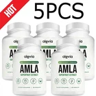 5x Alevia Organic Amla Capsules 1000mg Indian Gooseberry Antioxidant Supplement