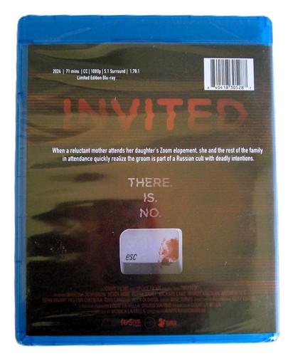 Invited By Navin Ramaswaran - There Is No Escape (Blu-ray, 2024) Elena Zavet - Picture 2 of 2