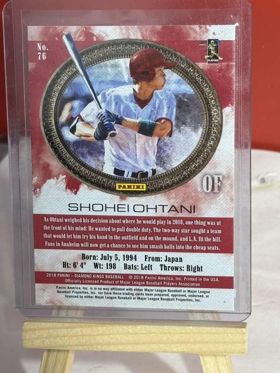 2018 DIAMOND KINGS #73 - SHOHEI OHTANI - ROOKIE CARD (RC) - LA 
