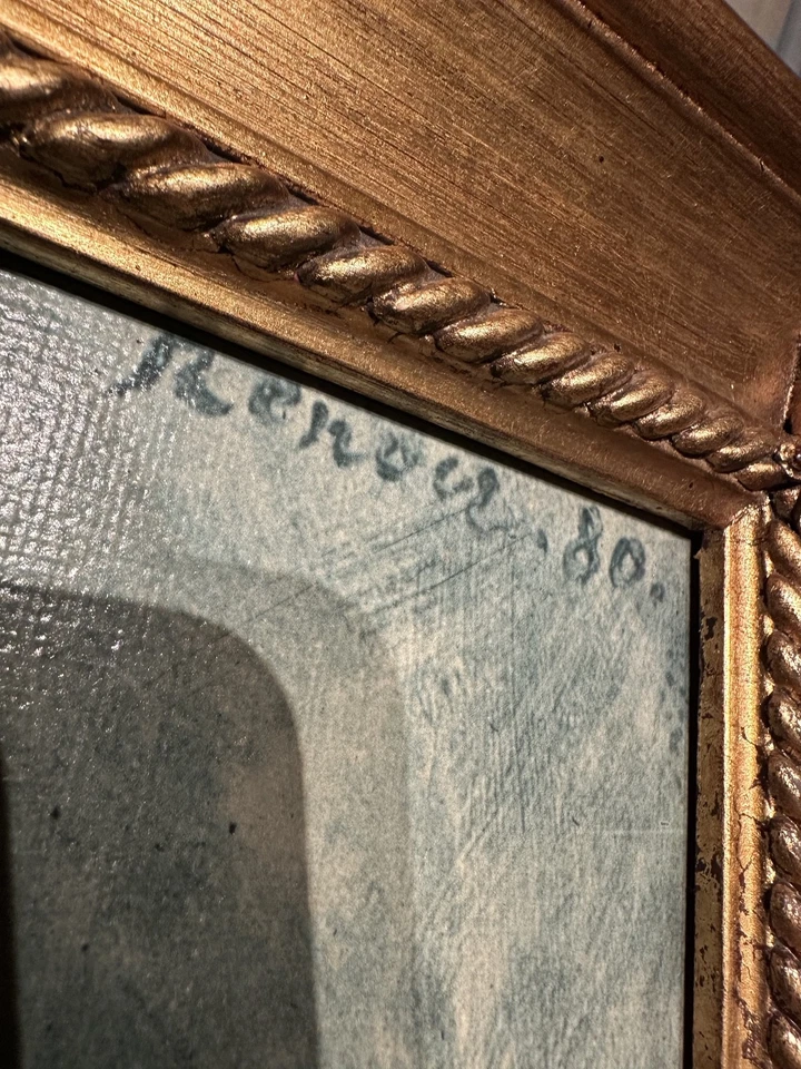 Druck auf Leinwand – 1976 – Pierre-Auguste Renoir „Mademoiselle Grimprel" - Bild 3 von 4