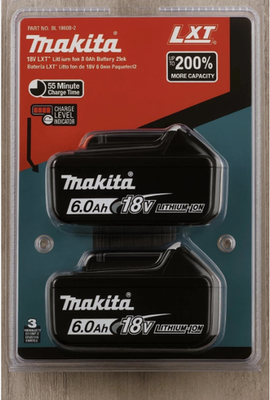 #ad Makita BL1860B 2 18V LXT Lithium Ion 6.0 Ah $100.00