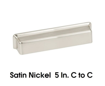 #ad Alno Millennium 5quot; C to C Modern Square Solid Brass Cabinet Cup Pull A952 SN $24.50