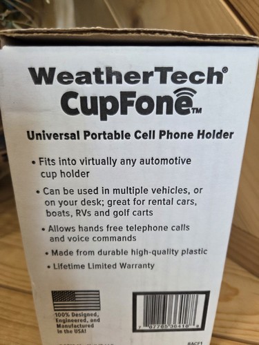WeatherTech Cupfone cell phone Holder for Car~ - Photo 13 sur 13