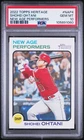 2022 Topps Heritage New Age Performers Shohei Ohtani #NAP-4 PSA 10