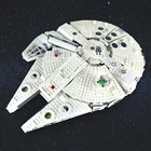 LEGO Star Wars Millennium Falcon Custom White Edition 75389 Inspired 1 of a Kind