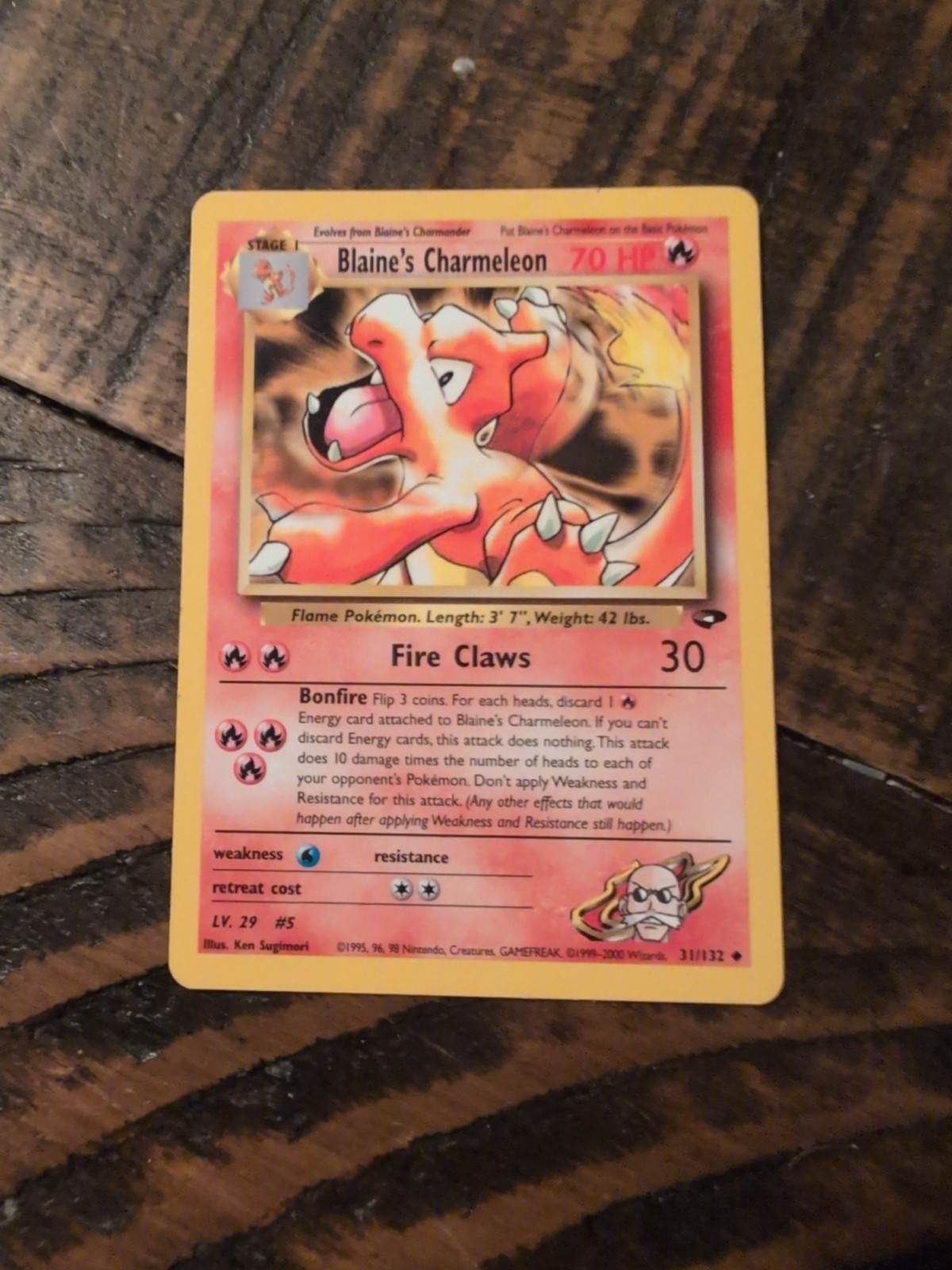 Blaine's Charmeleon 31/132 Gym Challenge Regular