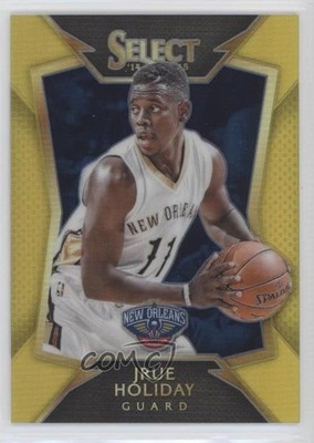2014-15 Panini Select Concourse Gold Prizm 3/10 Jrue Holiday #23 1o2