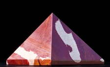 195MM Narmada Stone Narmadeshwar Crystal Healing Chakra Spiritual Pyramid