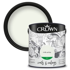 Crown Emulsion Silk Paint Assorted Colours Walls & Ceiling 2.5L All Colours