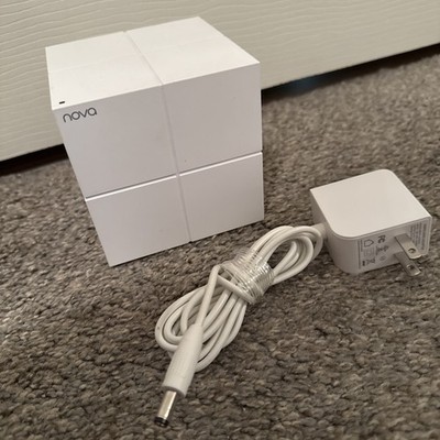 Tenda Nova Mesh3 Whole Home Mesh WiFi System Internet AC1200 White Tested Reset