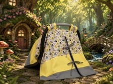 Cute Winnie The Pooh Baby Car Seat Canopy Baby Car Seat Cover Nursing Cover Cute Winnie The Pooh Baby Car Seat Canopy Baby Car Seat Cover Nursing Cover