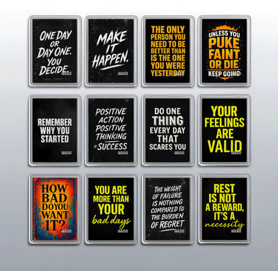 Motivationsspruch Kühlschrankmagnet - Tägliche Inspiration Wohnaccessoire