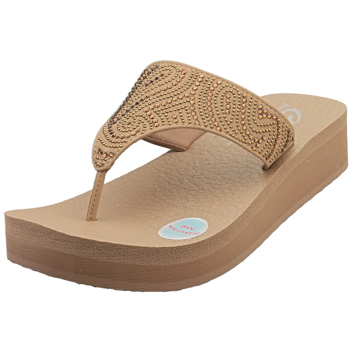 Vinyasa Skechers Rose Gold Flip Flops Skechers Cali Vinyasa