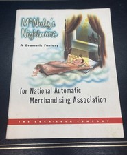 Vintage 1954 Coca Cola Booklet Mc Nulty’s Nightmare A Dramatic Fantasy / Rare