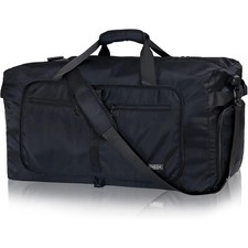 65L Duffle Bag with Shoes Compartment, Foldable Travel Duffel Bags for Men