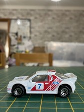 1986 Matchbox Ford RS 200 1:55 White Die Cast model 