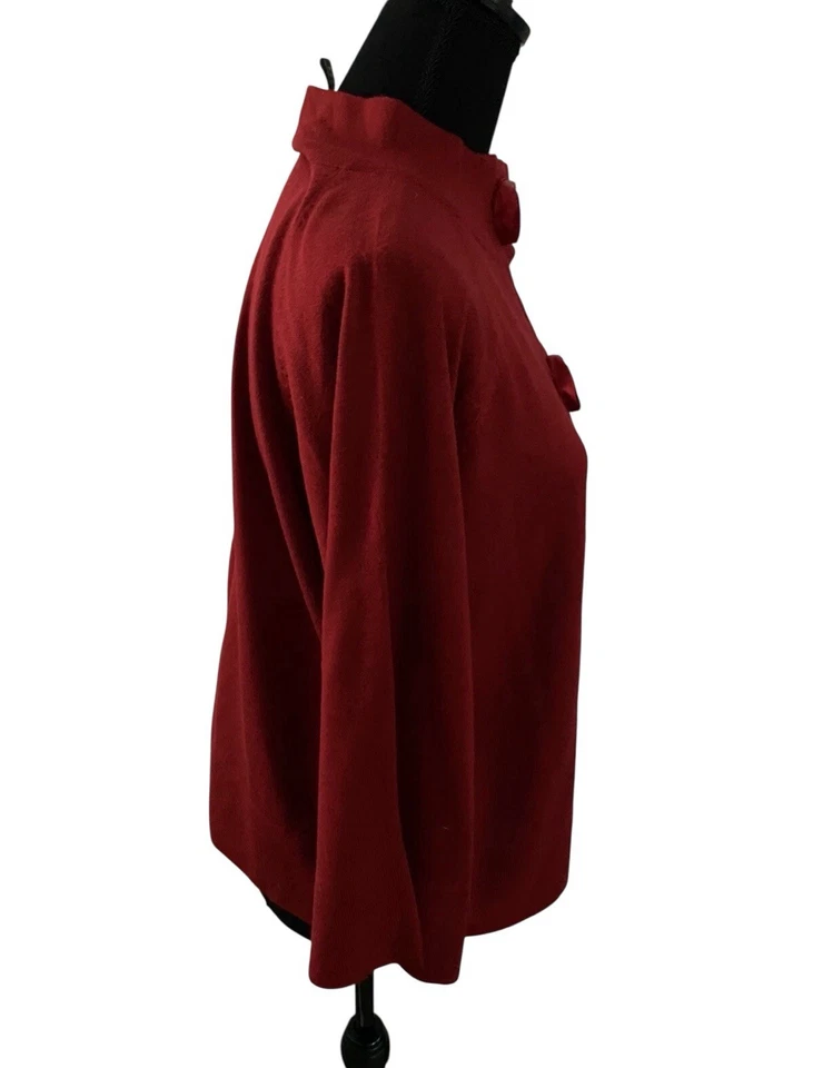 Женский свитер Larry Levine размер средний красная лента розетка рождественский праздник - Изображение 4 из 4