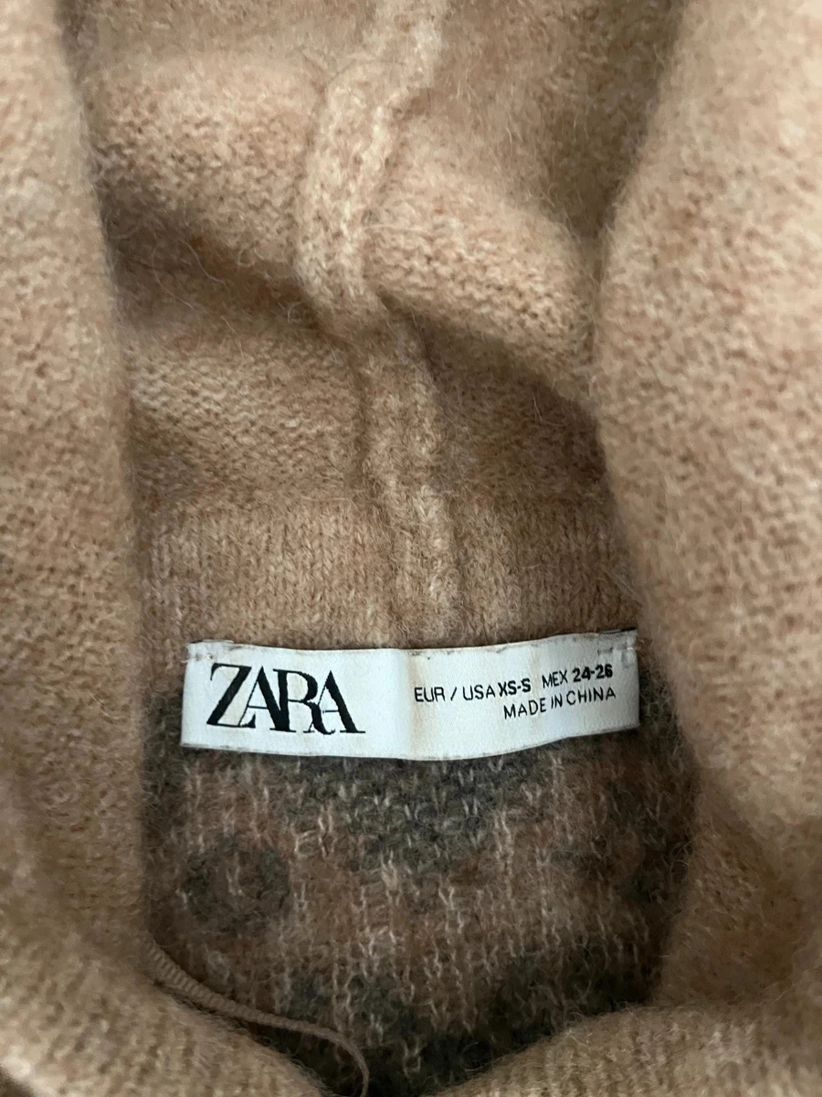 Womens fabulous Zara wool blend, super oversized jumper size XS-S