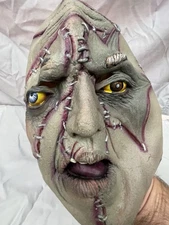 Vintage 2000 Paper Magic Group Halloween Mask Zombie Monster Frankenstein Scary