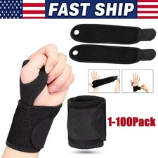 Wrist Hand Brace Support Carpal Tunnel Sprain Arthritis Gym Splint Left / Right