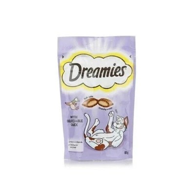 Dreamies Cat Treats, Duck, 60 gm Rich with Vitamins and Minerals