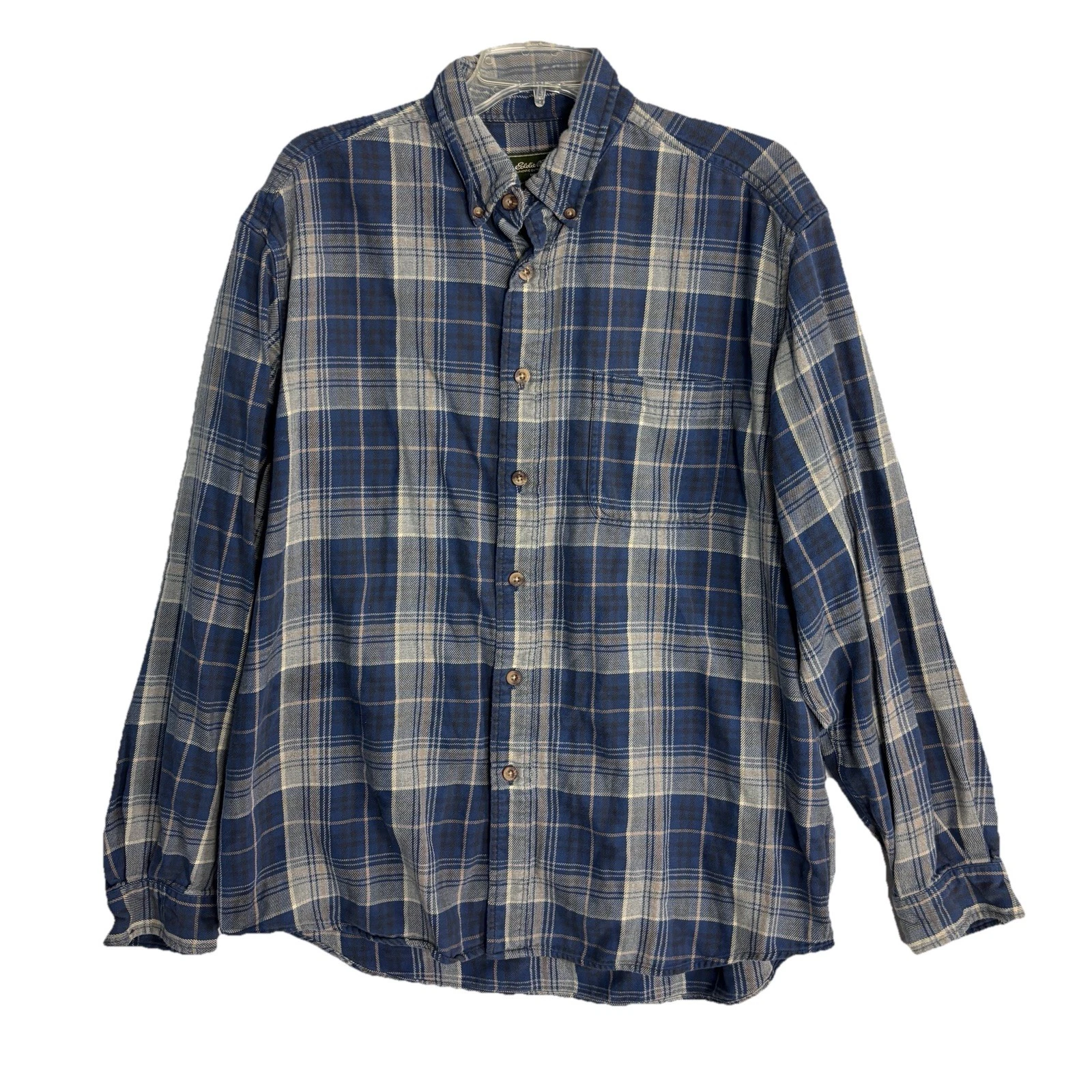 Eddie Bauer Flannel Shirt Mens Large Plaid Blue Button Up Long Sleeve L Outdoor
Opens in a new windo