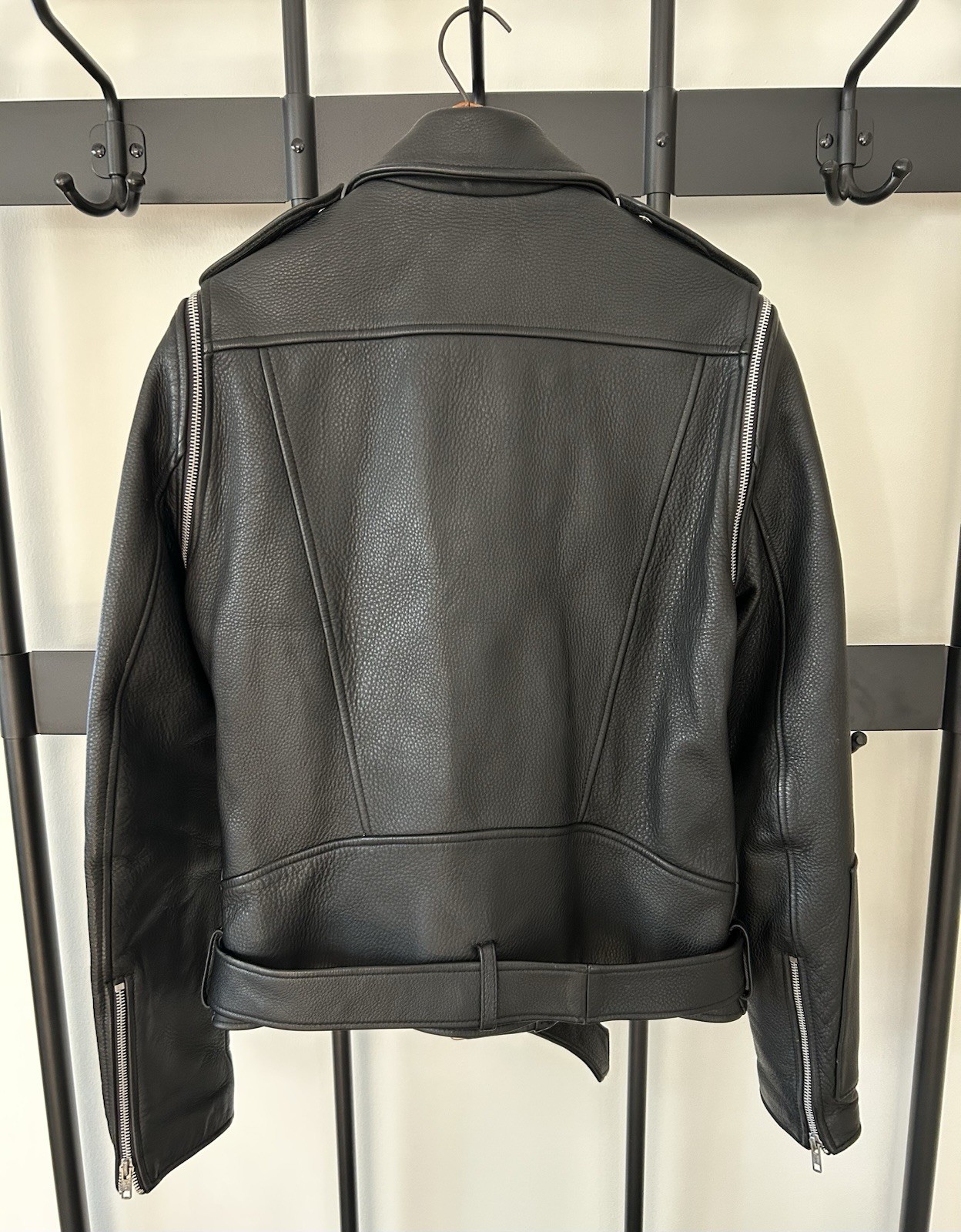 CODE Toronto Double Leather Rider Jacket Size S 3… - image 2
