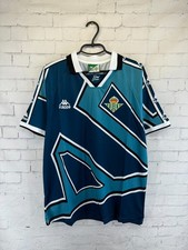 REAL BETIS 1995 1997 RETRO VINTAGE SOCCER FOOTBALL SHIRT JERSEY AWAY SIZE LARGE