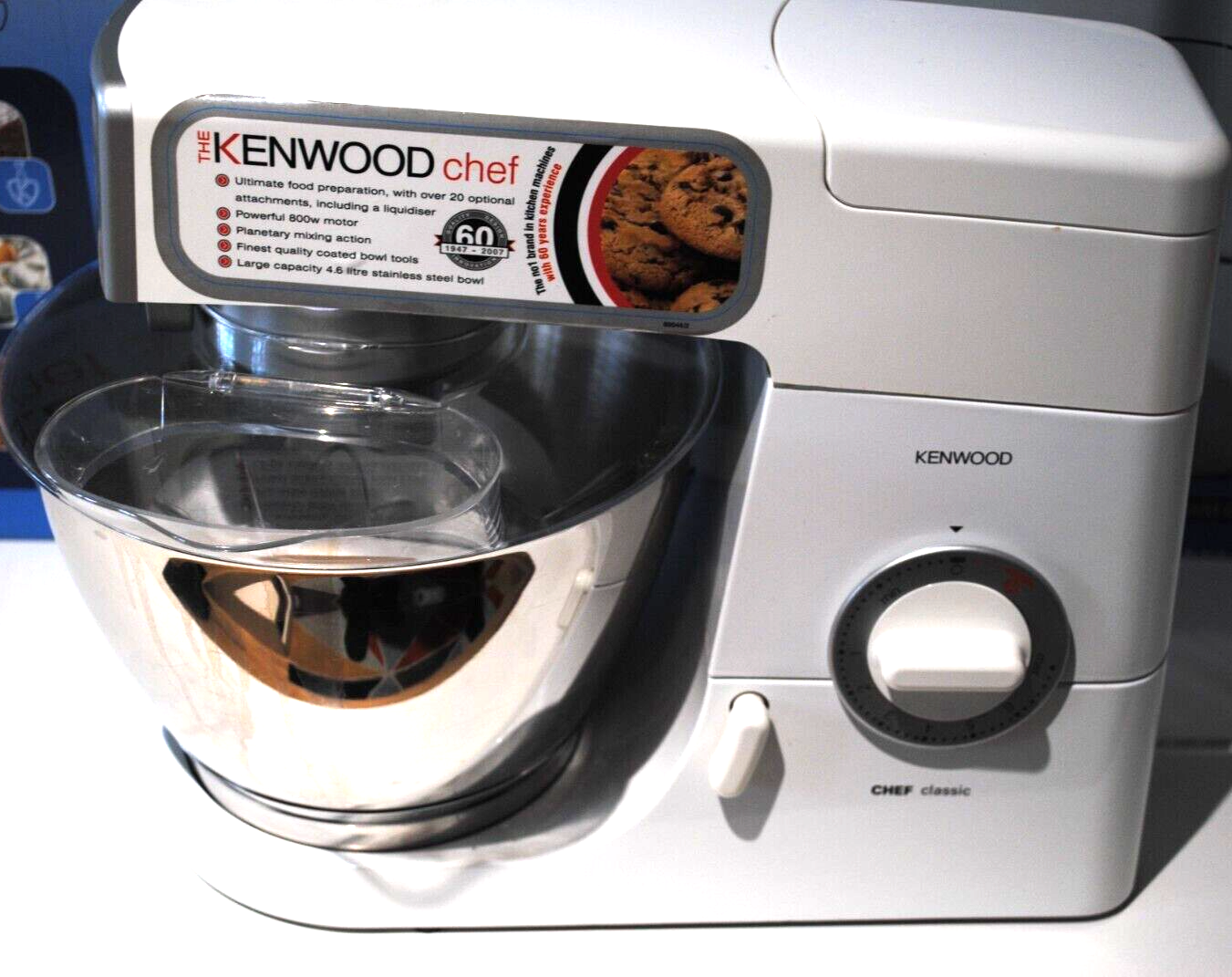 KENWOOD CHEF Classic FOOD MIXER + LIQUIDSER + Multi GRINDER + PASTA